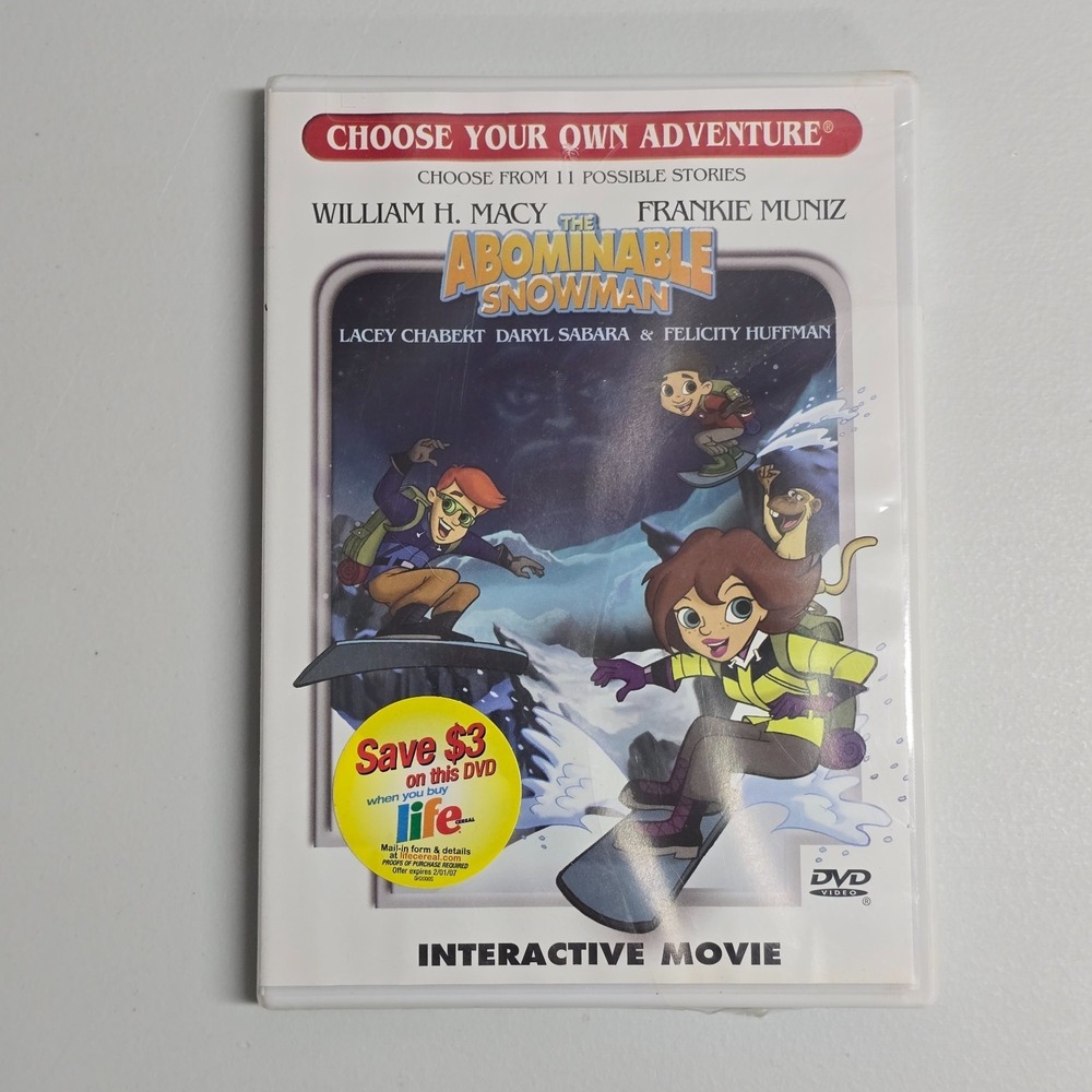 Choose‎ Your Own Adventure - The Abominable Snowman (DVD, 2006) New Other
